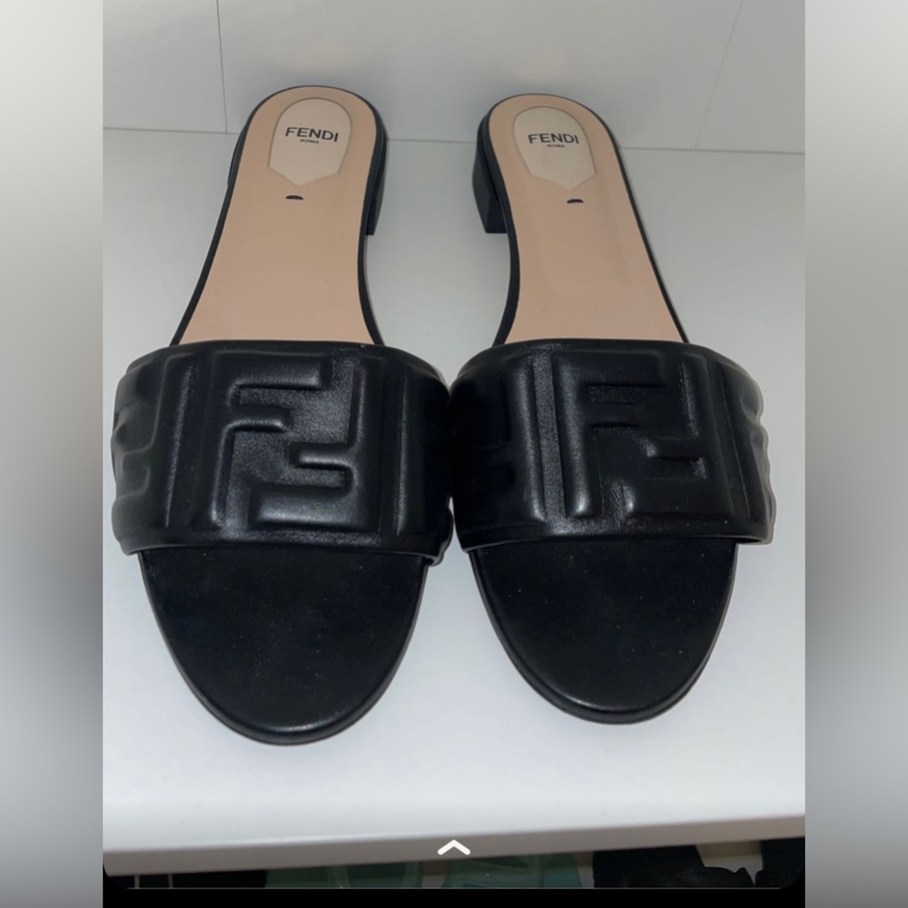 Fendi sandals.